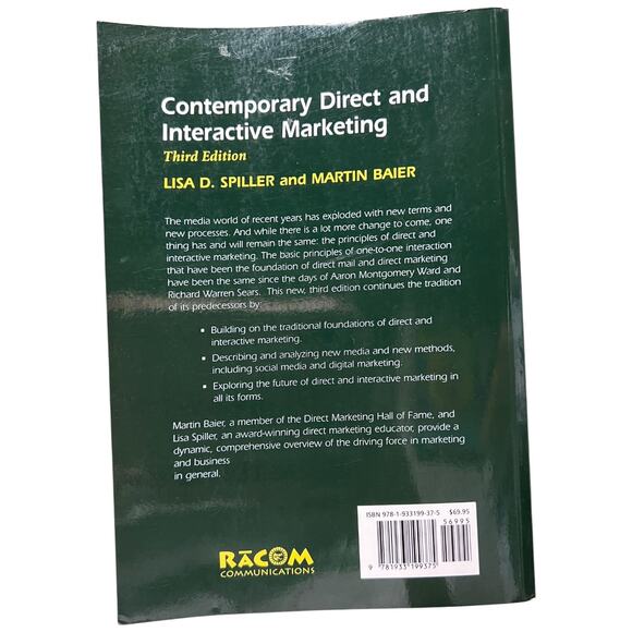 Contemporary Direct Interactive Marketing Third Edition Spiller - Picture 2 of 3